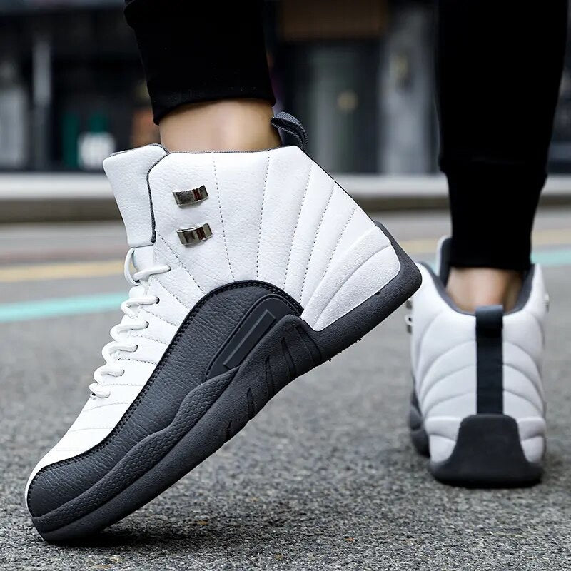 Men's fashion trend waterproof non-slip breathable outdoor training basketball shoes