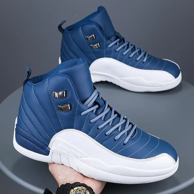 Men's fashion trend waterproof non-slip breathable outdoor training basketball shoes